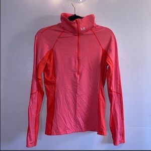 Under Armour QuarterZip Pink Stripped